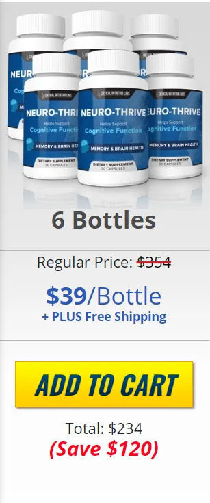 Neurothrive - 6 bottle pack